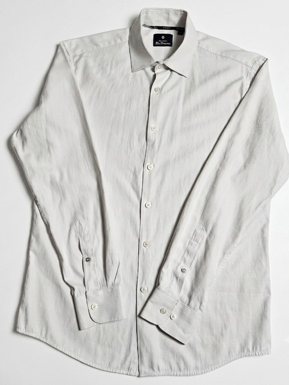 Ben Sherman Slim Fit White Dress Shirt M